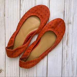 Nine West orange flats